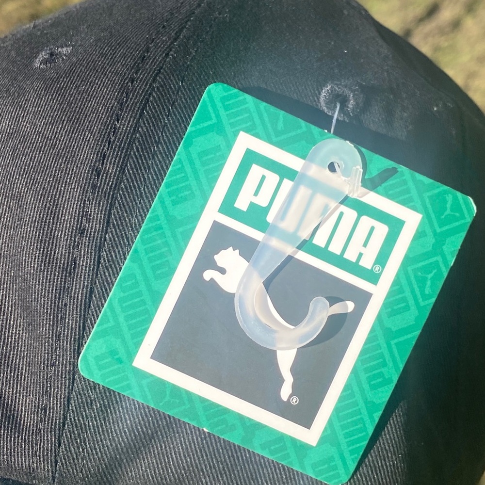 PUMA black hat with red emblem , NWT - Picture 6 of 12